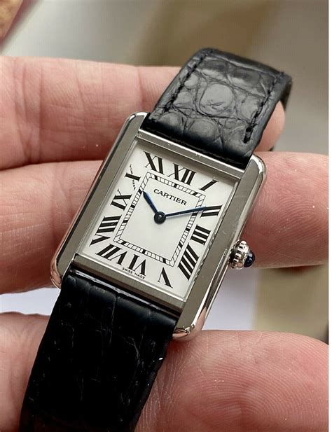 cartier tank solo quartz movement|cartier tank solo discontinued.